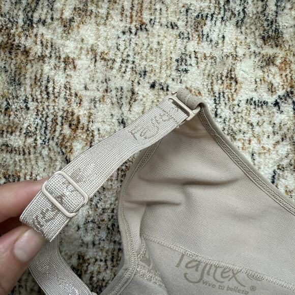 Fajitex Shapewear Faja Short Media Pierna Espalda Alta Broche Centro XXL Nude - Picture 6 of 16